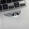 Bentley Logo Car Metal Stickers Computer Tablet Mobile Phone Stickers Car Window Body Decoration Stickers interior Accessories HS0