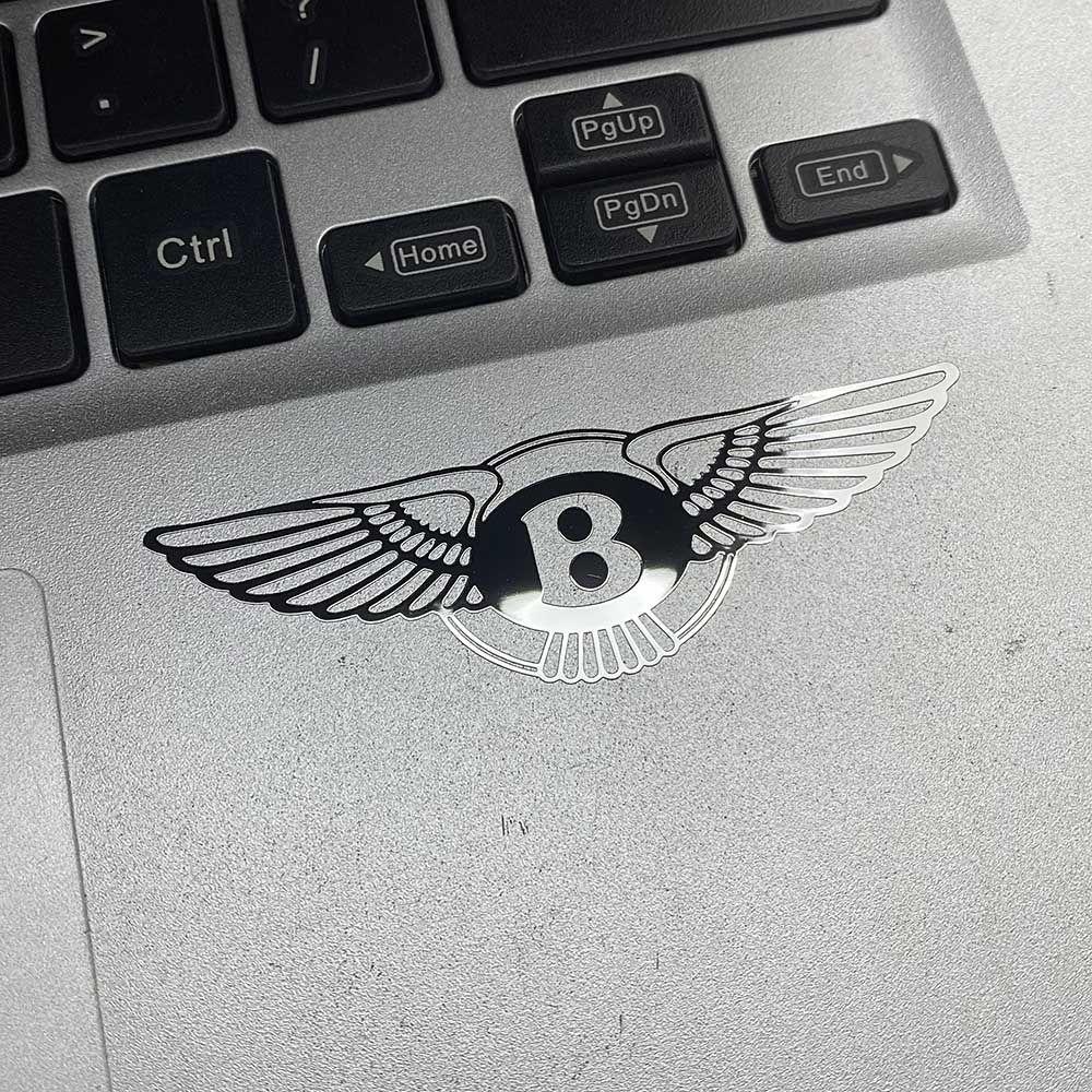 Bentley Logo Car Metal Stickers Computer Tablet Mobile Phone Stickers Car Window Body Decoration Stickers interior Accessories HS0