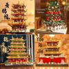 Yellow Crane Tower & Tengwang Pavilion Architectural Model Building Blocks - Educational Toy & Desktop Ornament