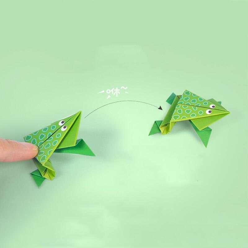 54Pages 3D Cartoon Animal Origami Kids Educational Toys DIY Paper Art Baby Early Learning Toys Gifts
