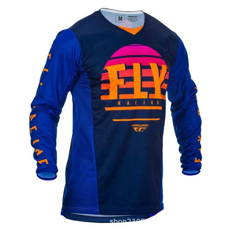 2021 new hot-selling tide brand downhill suit outdoor motorcycle riding long-sleeved men's top mountain bike couple riding suit