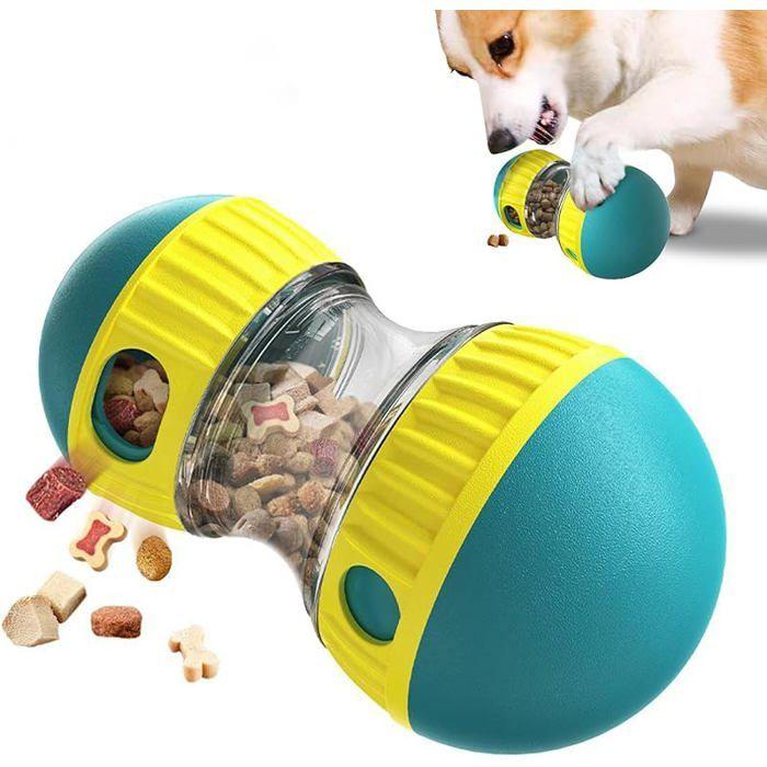 Jouet pour Chien Indestructible, Jouets pour Chiens Interactif de Mangeoire, Distributeur Croquettes Jouet Occupa JOUET A FRIANDISE