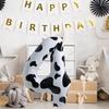 Воздушный шар с номером коровы, большой удобный складной детский день рождения, черно-белый узор, номер коровы