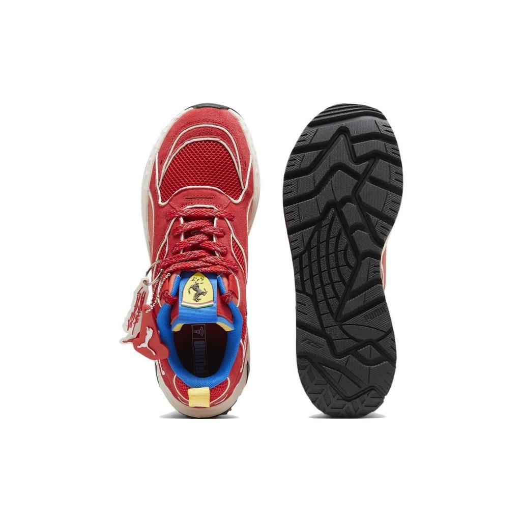 Кроссовки мужские Joshua Vides x Scuderia Ferrari x Puma RS-Trck 70s Ferrari Racing Красные Rosso-Corsa Матовый-Слоновая кость 307998-01