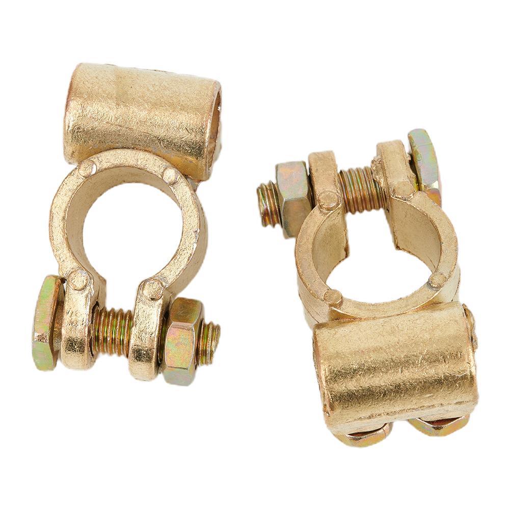2/4 шт. 12 В клемма аккумулятора винтовой разъем латунный алюминиевый зажим для отдыха для фургона каравана автодома