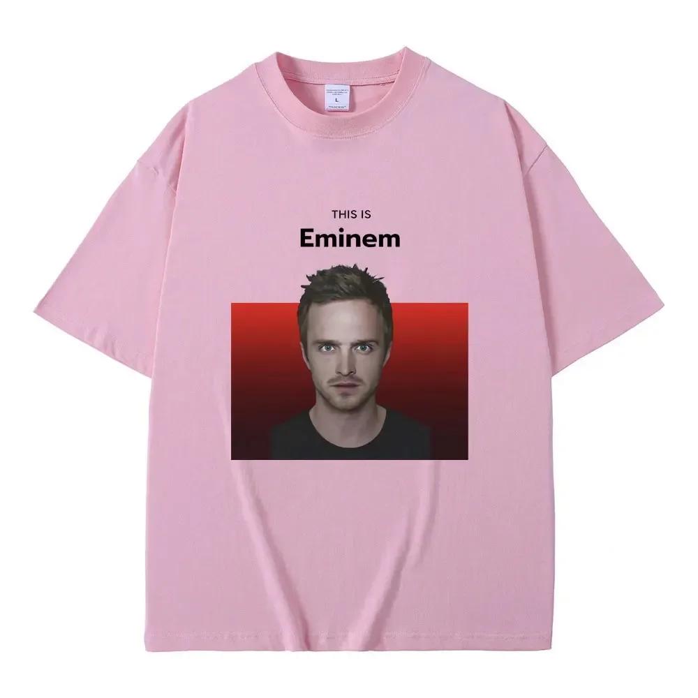 Футболка унисекс This Is Eminem Футболка с забавным мемом Джесси Пинкмана Классическая винтажная футболка Breaking Bad Женская мода Повседневные женские футболки