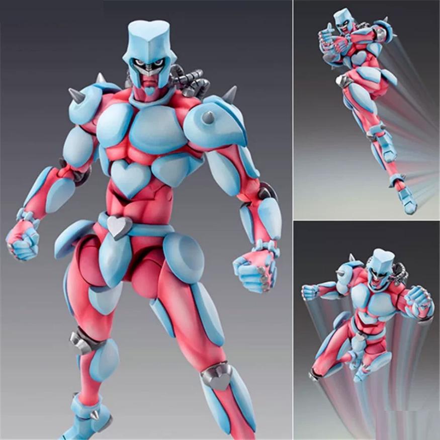25 см JOJO's Bizarre Adventure Джоске Хигашиката Crazy Diamond Большая Фигурка Super Action Модель Аниме Игрушка Настольное Украшение Подарок для Мальчика