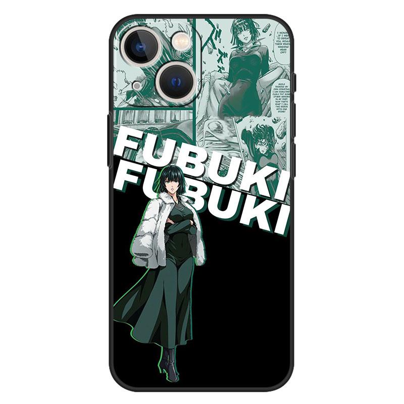 Case for Iphone 11 13 12 Pro Max Cover Xr 7 8 Plus Funda XS X 14 5 5s SE2020 Coque One Push Man Saitama And Fubuki