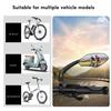 Universal Bike Mirror Adjustable Handlebar Rearview Mirror Wide Angles Safety Mirror for Electric Bike Riding Cycling