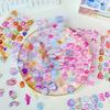 4 PCS Cartoon Sanrio Characters Kuromi Stickes 3D Stereo Crystal Sticker Handbook DIY Cute Creative Stickers