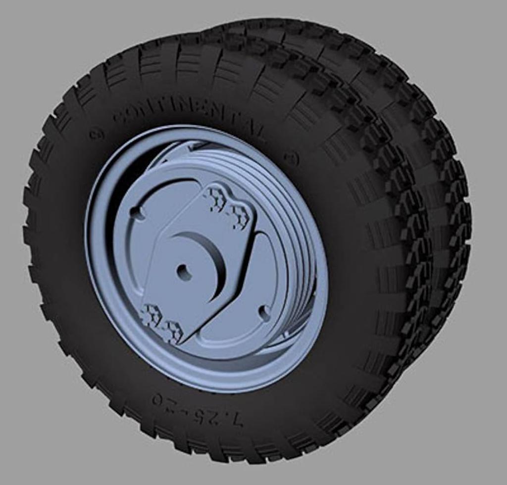 PanzerArt German Krupp L3H163 шина колесо для выравнивания пластиковая модель аксессуары детали PZ35452 1/35