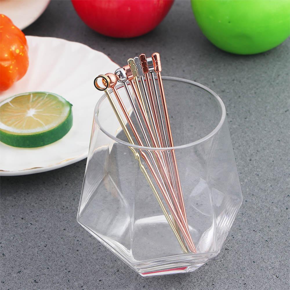 Reusable Decoration Kitchen Tools Party Bar Toothpicks Fruit Fork Cocktail Picks Fruit Sticks