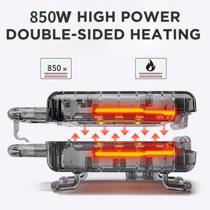 110 В 220 В Мини-вафельница Сэндвич-машина с антипригарным покрытием Двусторонний нагрев для завтрака Тостер Прибор