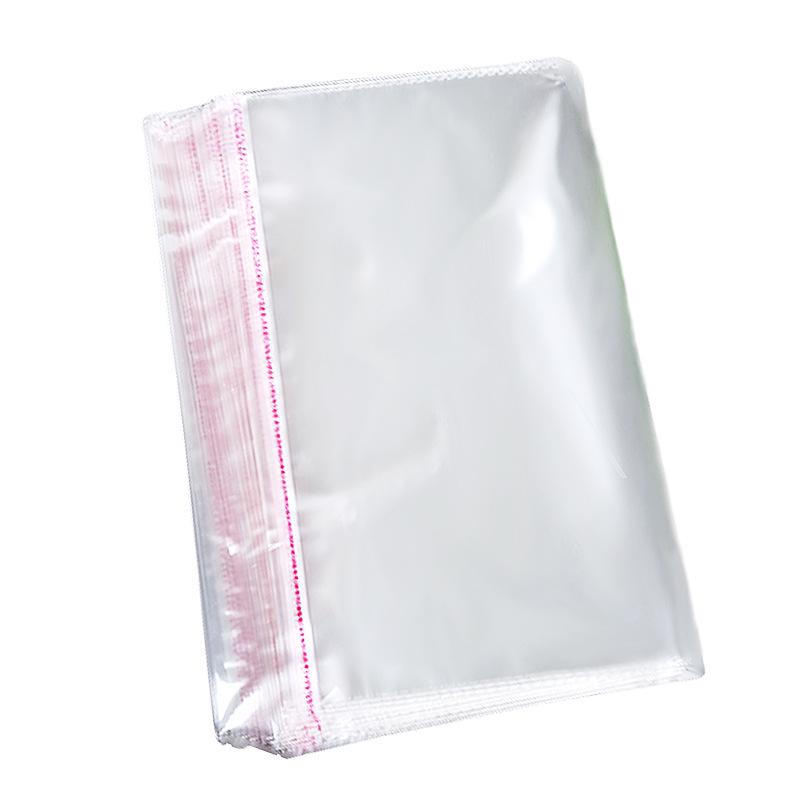 Прозрачный самоклеящийся пластиковый пакет для упаковки одежды