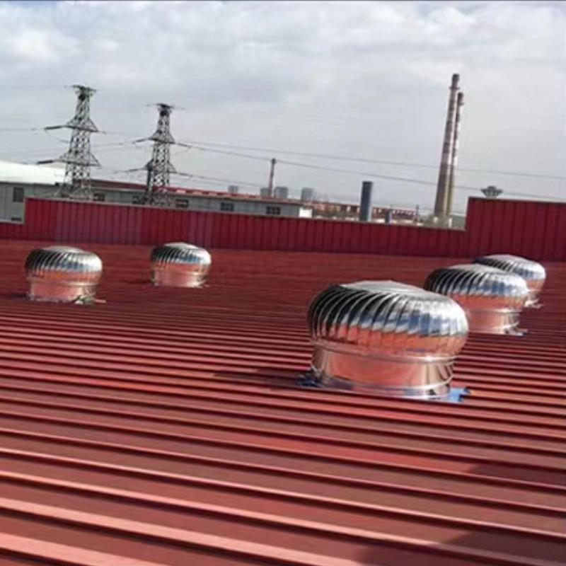 Нержавеющая сталь Вытяжной зонт без питания Уличный заводской вентиляционный вентилятор Водонепроницаемый кровельный вентилятор