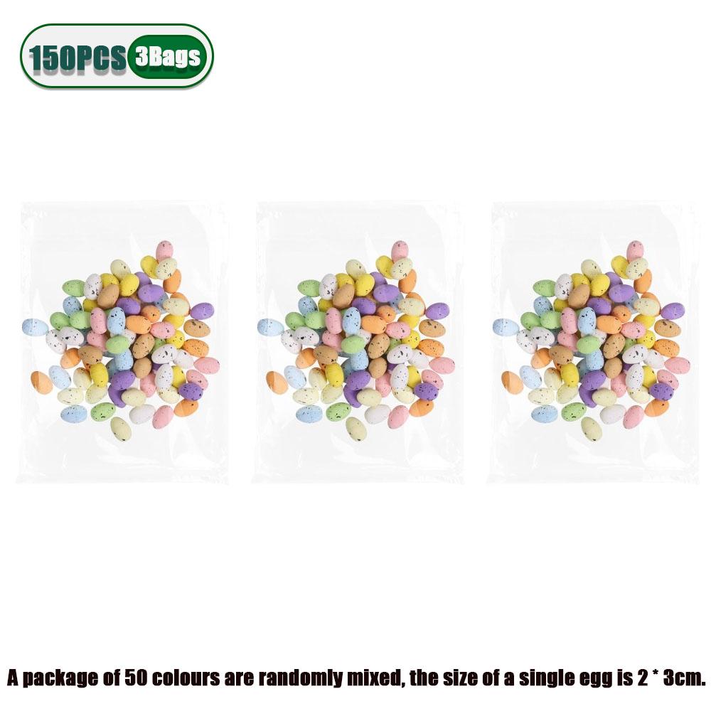 50-500 шт. Пасхальные мини-яйца Разноцветные пенопластовые яйца Искусственные птичьи яйца Пенопластовые яйца Декор Пасхальная весенняя вечеринка Наполнители для корзины