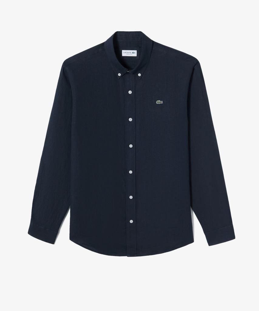 LACOSTE Мужская однотонная льняная рубашка Ch769E-56G 166