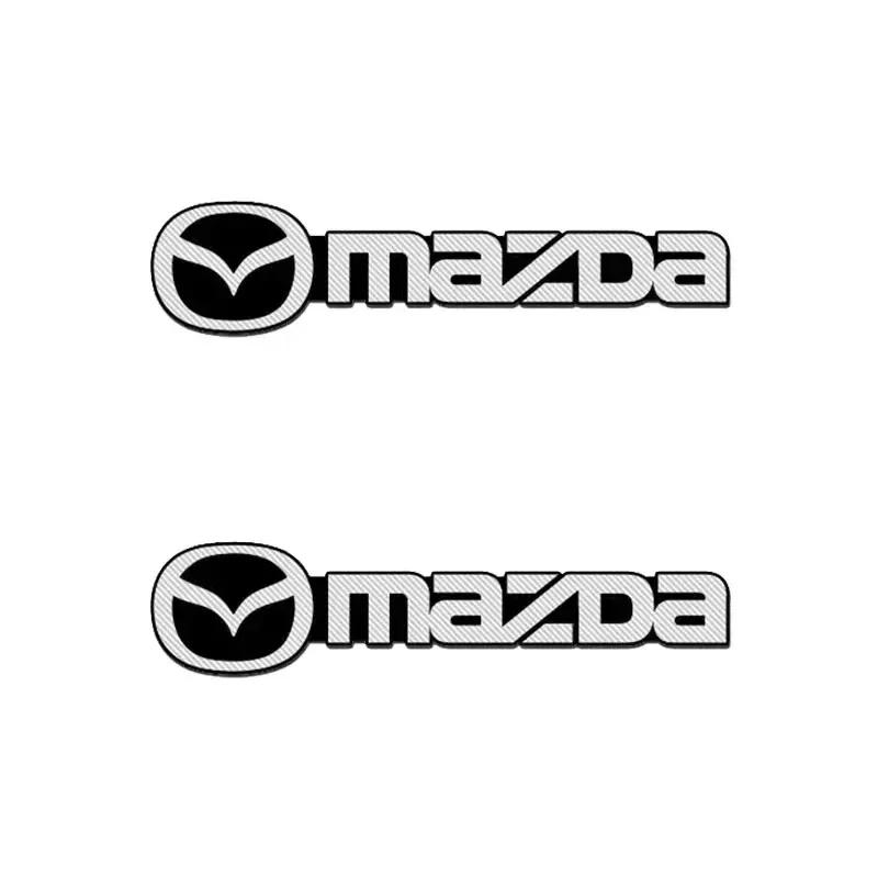For Mazda 2 3 4 5 6 7 8 323 626 CX5 CX7 CX9 RX8 MX5 2/4Pcs 3D Aluminum Car Audio Speaker Decorate Badge Sticker Auto Accessories