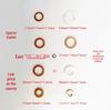 F00VC17504 Injector Gasket & Washer Assortment - Various Specifications