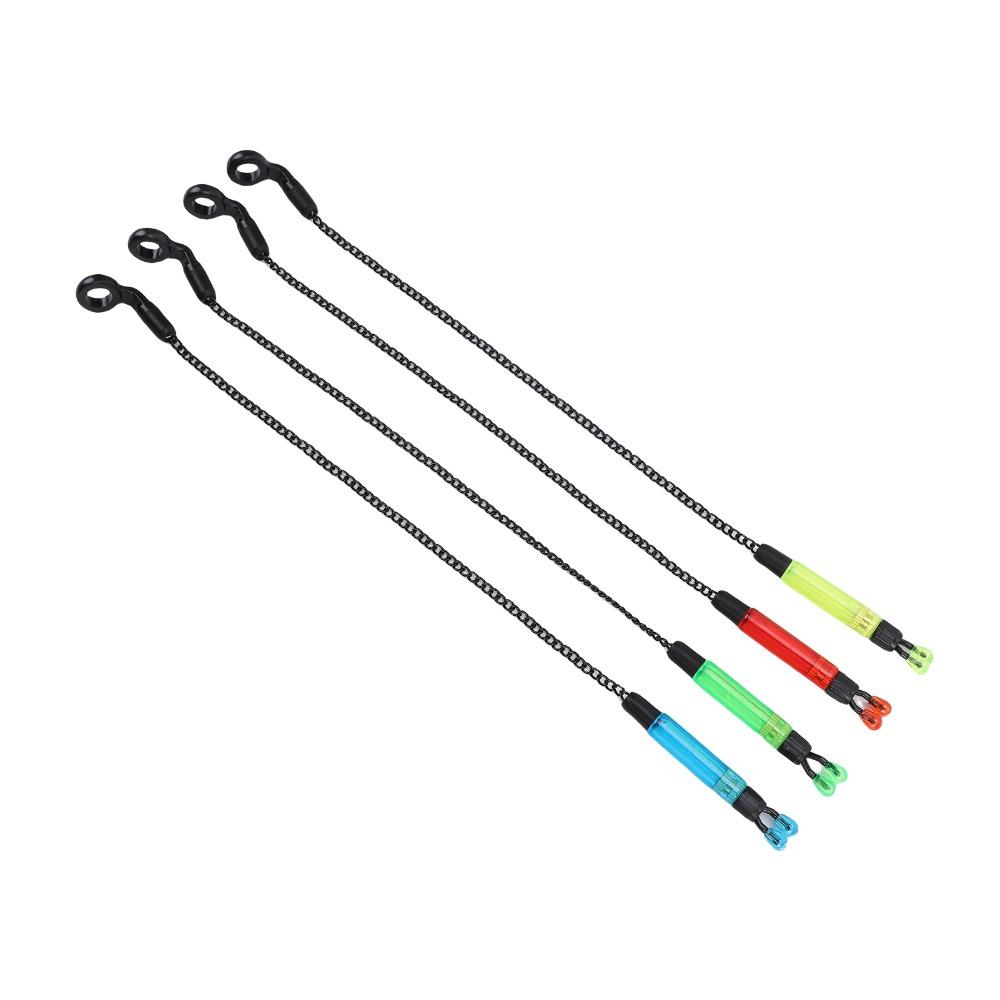 4PCS ABS Stainless Steel Fish Bite Indicator Fishing Swing Bite Alarm For European Carp Fishing