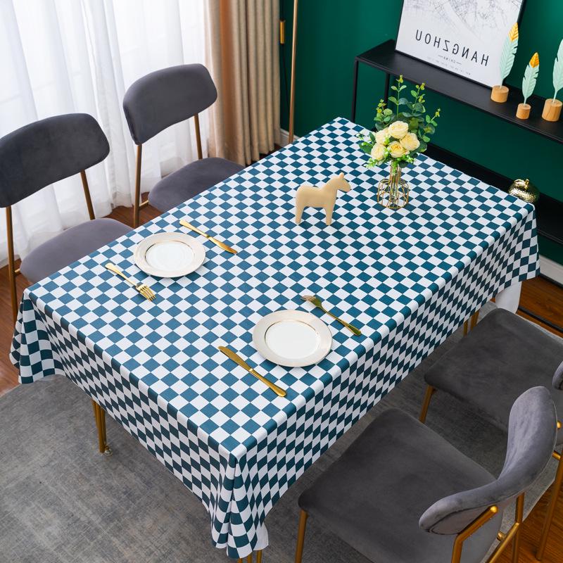 Скатерть и подставка под приборы из утолщенного ПВХ, термостойкая, водонепроницаемая, маслостойкая, не допускающая ожогов