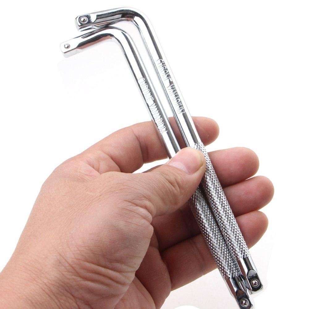 Квадратный интерфейс L-образный ключ 1/4" Адаптер для торцевой головки Прочный L-образный гаечный ключ Авторемонт