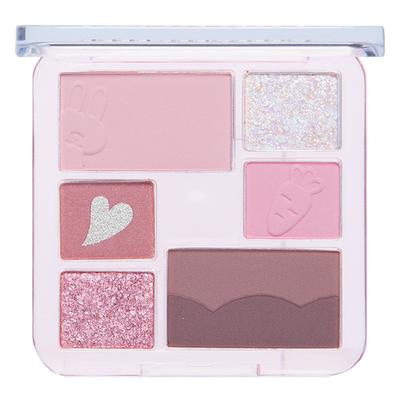 Палитра теней для век I'M MEME Wonder Soft Layer My Bunny, розовая, 1 шт.