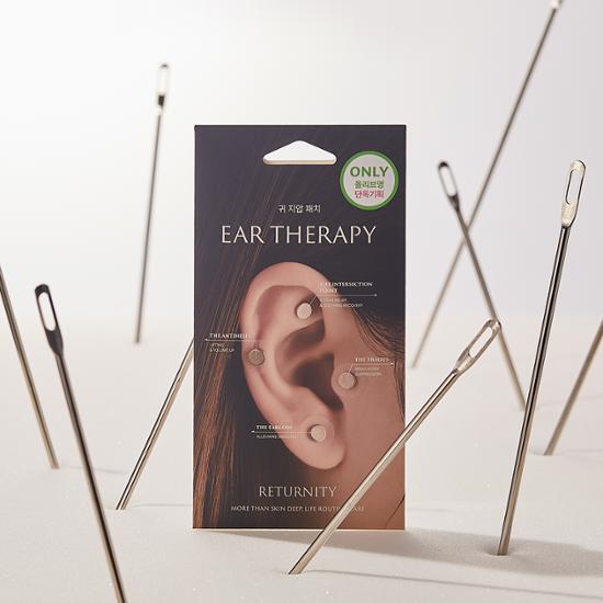 RETURNITY Ear Therapy Silver/Crystal 2 Types (Choose 1) (Ear Acupressure Patch 6P)