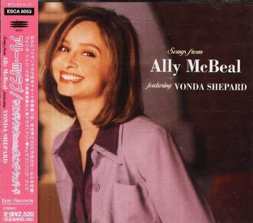 CD VONDA SHEPARD Songs From Ally McBeal Featuring Vo ESCA8053 Epic 1999 Japan ObiJapanese Soundtracks Used