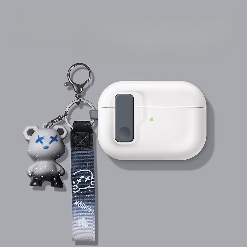 Для Airpods 4 наушники противоударный чехол автоматический переключатель безопасный замок защитный силиконовый чехол для Apple Airpods4 аксессуары