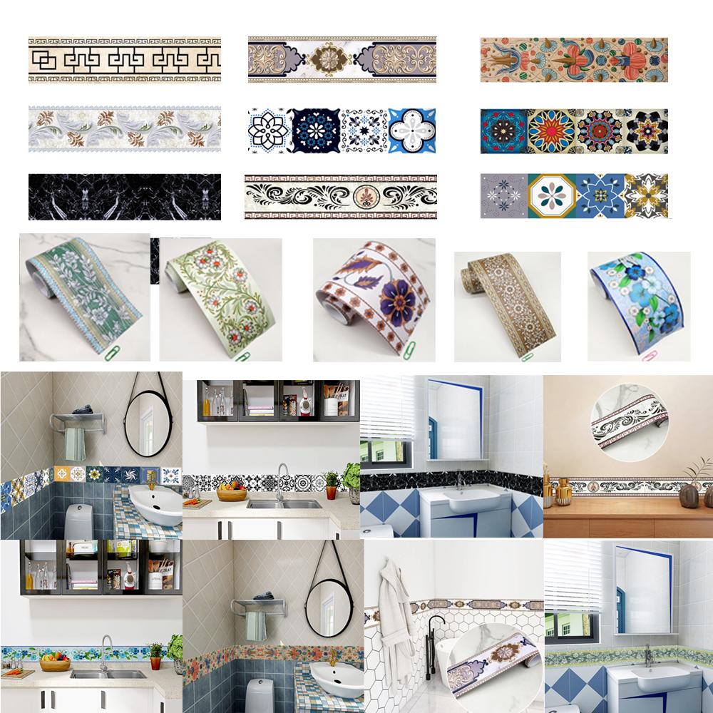 Самоклеящаяся настенная плинтусная граница, наклейка на обои, домашний декор, самоклеящаяся линия талии