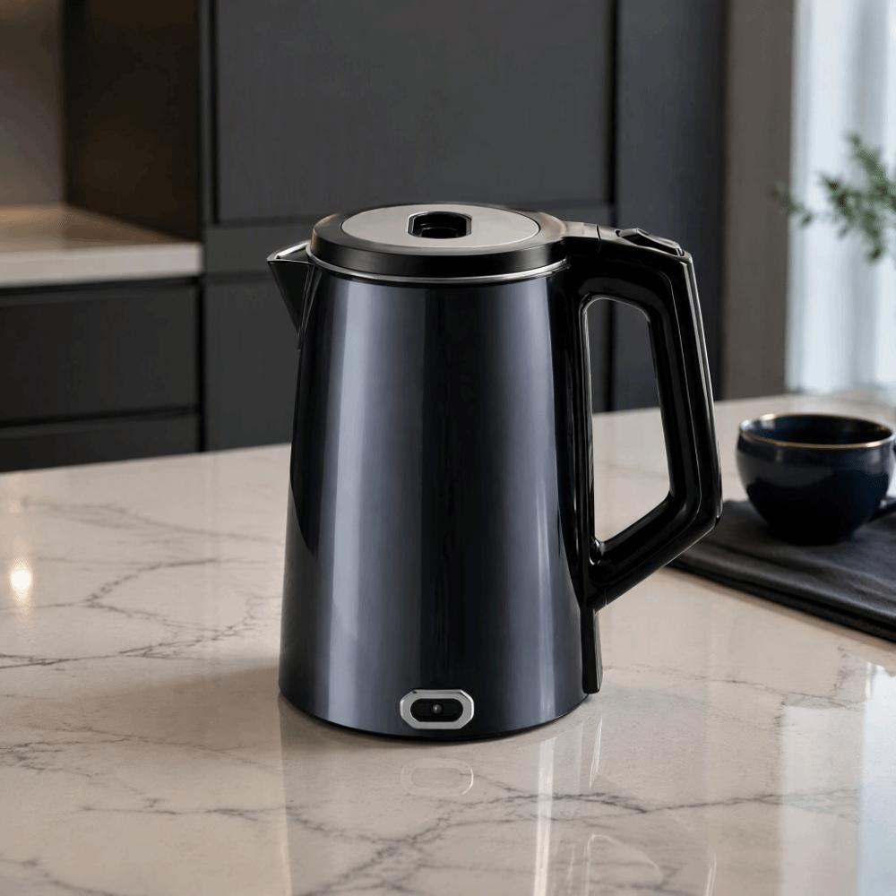 Double Layer Electric Kettle Stainless Steel Tea Pot Automatic Water Heating Kettle Kitchen