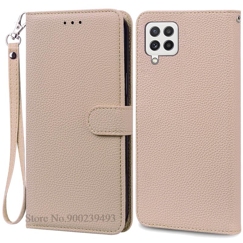 M32 4G Case For Samsung Galaxy M32 Case Leather Wallet Flip Case For Samsung M32 M 32 SM-M325F Case Soft Silicone Cover Fundas