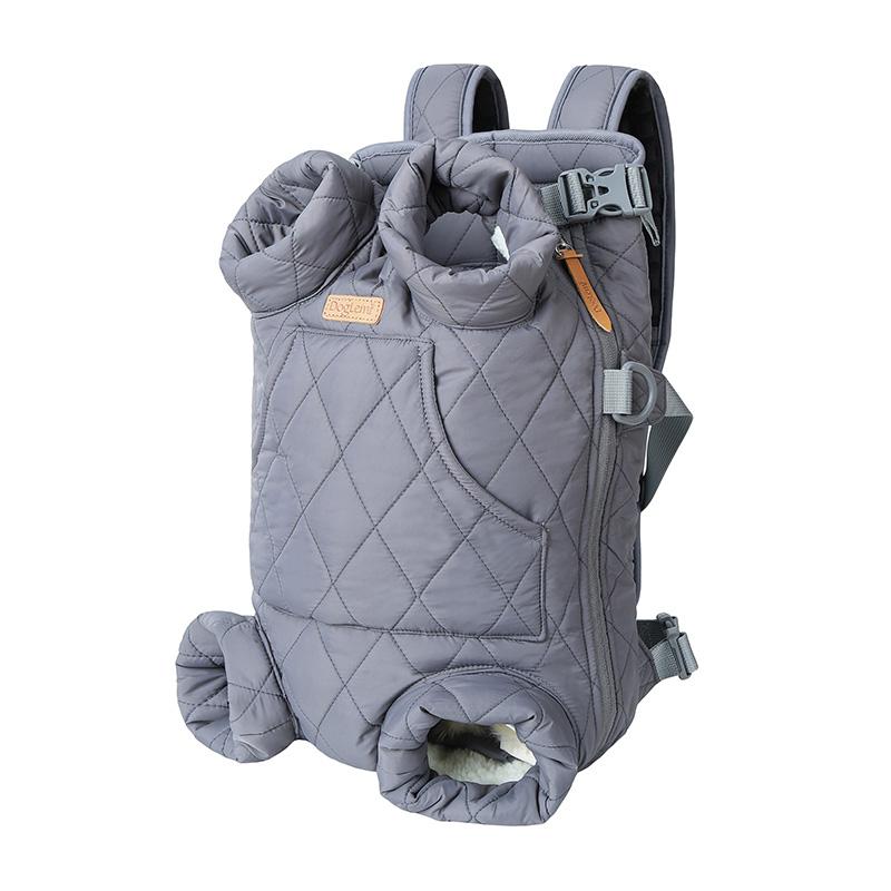 Дизайнерский рюкзак-переноска для собак, зимняя теплая сумка-переноска для домашних животных, комфортная дорожная сумка, регулируемая для маленьких и средних домашних животных, уличные аксессуары