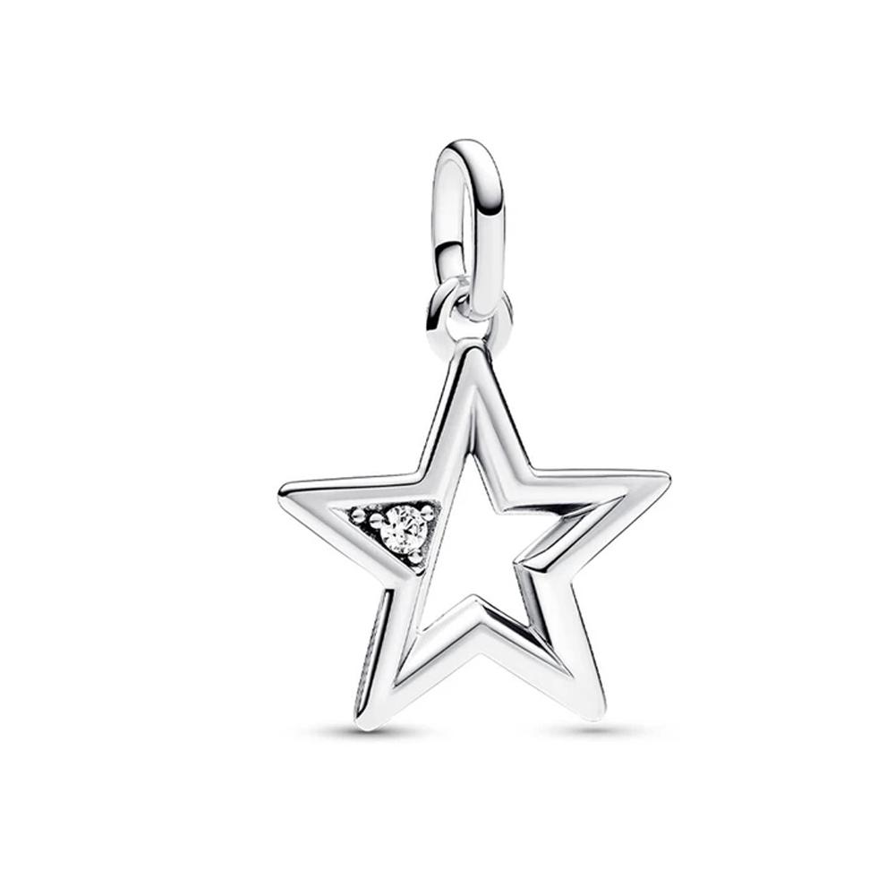 Новый медный пентакль солнце клевер аксессуары серии Me мини-подвеска подходит для оригинальных браслетов и ожерелий с шармами Me