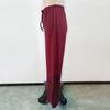 Autumn Pant Elastic Waist Solid Colour High Waist Casual Women's Trousers