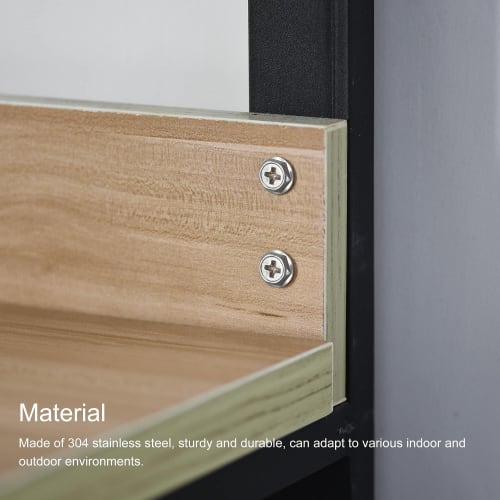 uxcell Самонарезающие винты с шестигранной шайбой, винты с шестигранным фланцем из нержавеющей стали 304 для листового металла, M5x16мм, 25 штук