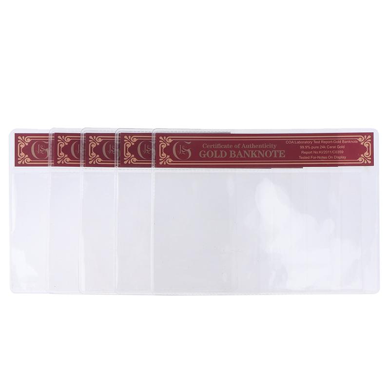 1Pc Coa Normal Gold Banknote New Product Gold Foil Banknote In Pvc Plastic Frame