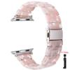 Ремешок из смолы для браслета Apple Watch 44 мм 40 мм 45 мм 41 мм 38 мм 42 мм браслет Correa iWatch серии 3 4 5 6 se 7 сменный ремешок для часов