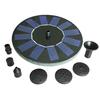 Solar Powered Floating Bird Bath Water Fountain Outdoor Pond Pool Garden Patio