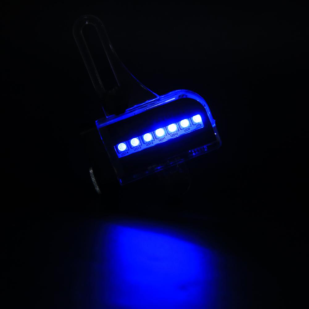 Велосипедная двусторонняя светодиодная RGB лампа на спицы 14 светодиодов, аксессуар для горного велосипеда