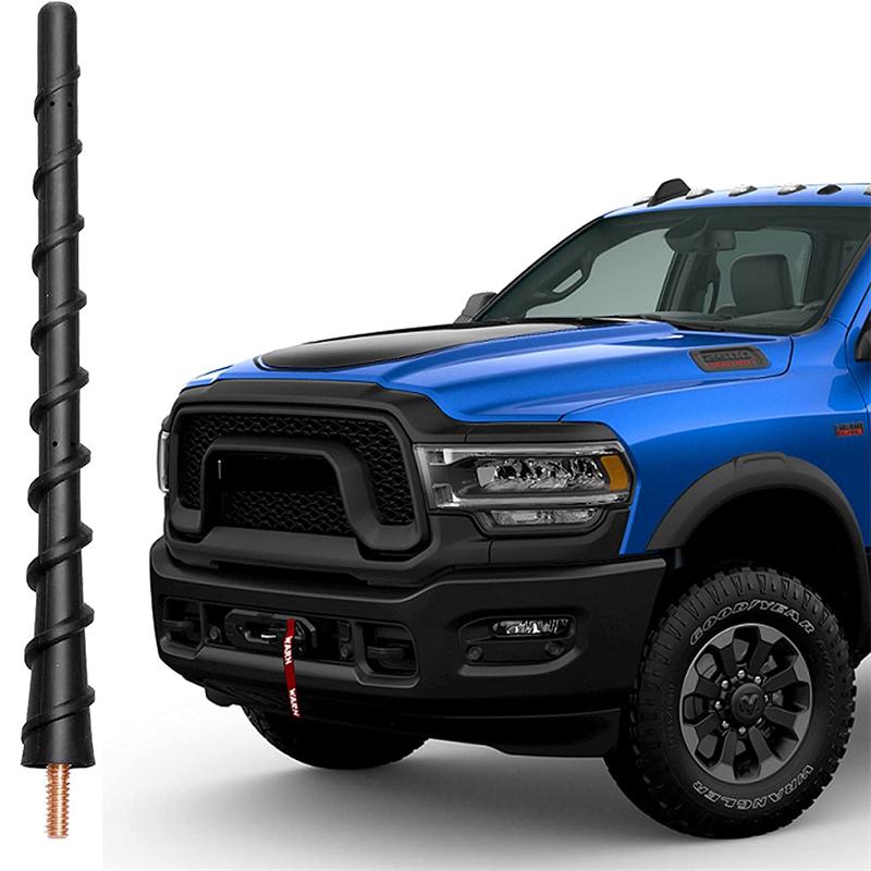 Short Truck Antenna for Ford F150 Dodge Ram 1500 7 Inch Radio Car Antenna Replacement for Optimized FM AM Reception