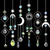 350Pcs/Set DIY Sun Catcher Kit with Rose Flower Butterfly Moon Star Rainbow Maker Fake Crystal