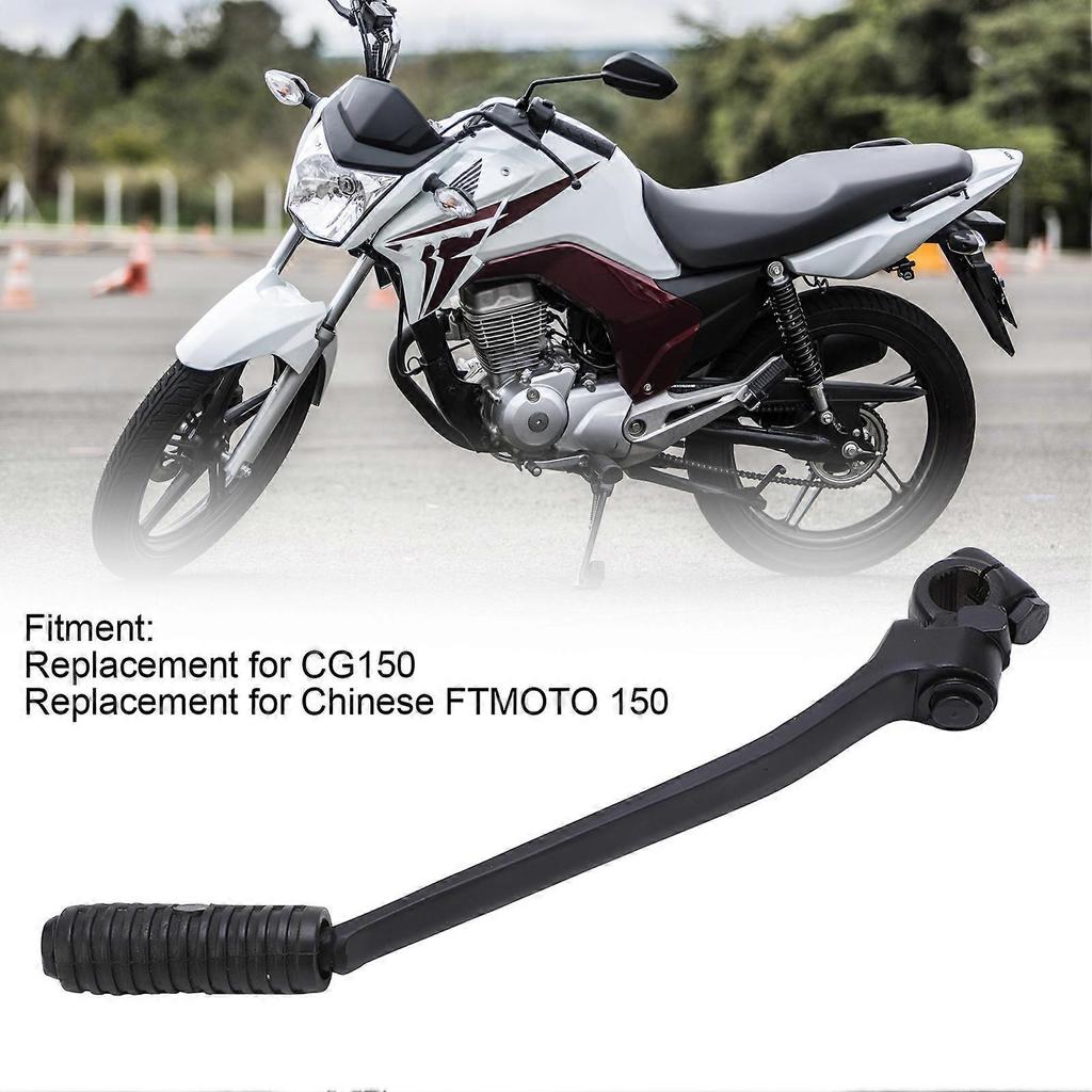16mm/0.63in Metal Kick Start Lever Pedal Motorcycle Accessories Replacement for Chinese FTMOTO 150Black