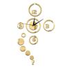 DIY 3D Circle Mirror Wall Clock Sticker For Bedroom Living Room Home Decoration