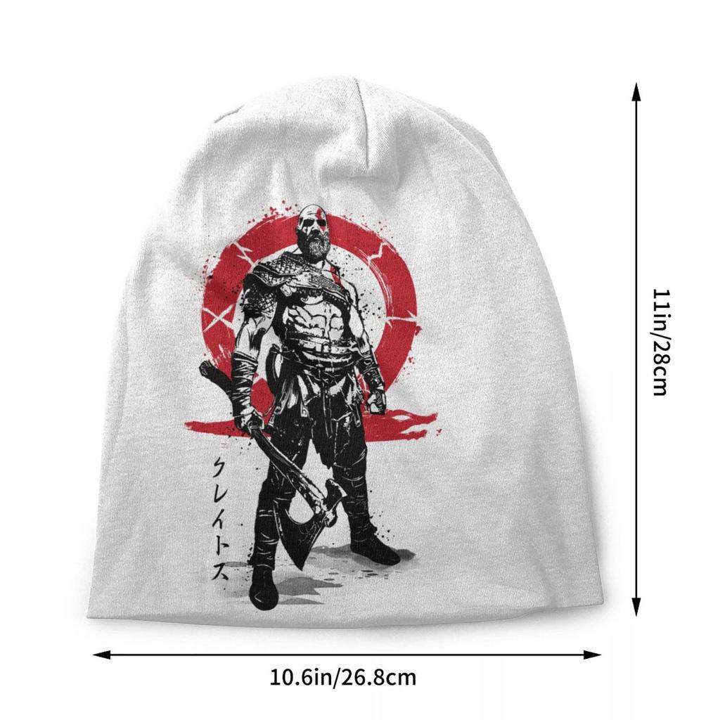 God Of War Skullies шапки шапки для женщин унисекс уличная одежда унисекс зимняя теплая вязаная шапка для взрослых шапка с капюшоном викингов Кратоса