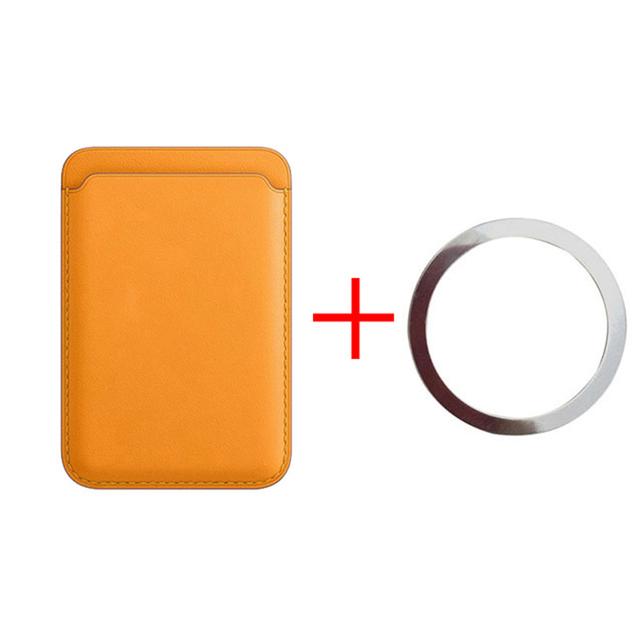Для Magsafe Сильный Магнитный Кожаный Кошелек Карман Магнитный Для Apple iPhone 17 16 15 14 Держатель Карт Чехол-Сумка для Телефона Аксессуары
