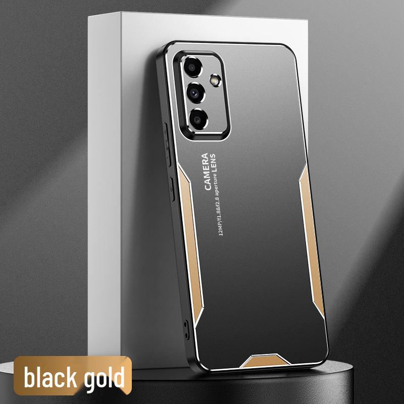 Металлический чехол для мобильного телефона Samsung A55 — новый защитный чехол из алюминиевого сплава с полным покрытием для A35/A34/A15.