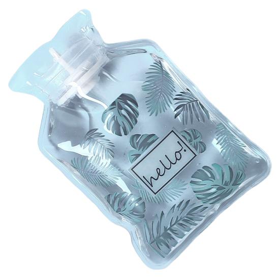 Прозрачный ПВХ мешок для горячей воды с мультяшным узором, герметичный, горячий и холодный компресс, облегчение боли, зимний грелка для рук, ног, бутылка, теплый подарок