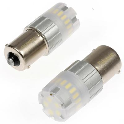 Takenous_Plus S25 LED Одноконтактная BA15s Маркерный свет для автобуса Прозрачная лампа Белый 24 В Осмотр 2 шт. (S25 Одиночный)